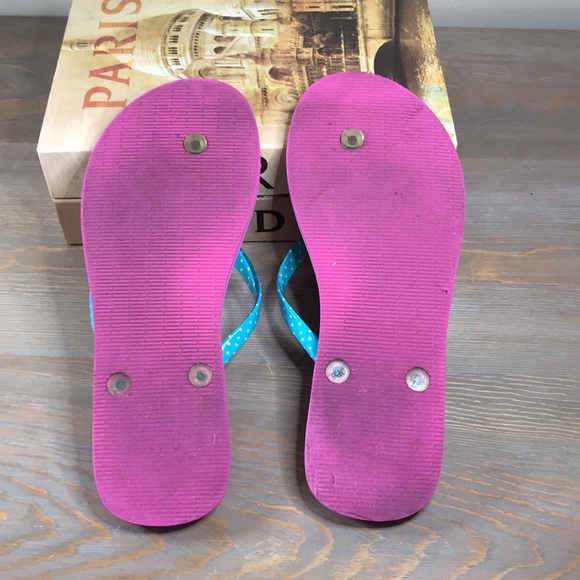 💗 Vera Bradley 💗…Women’s 9-10…Sunburst Floral and Polka Dot Flip Flops!Sandals - Picture 9 of 10